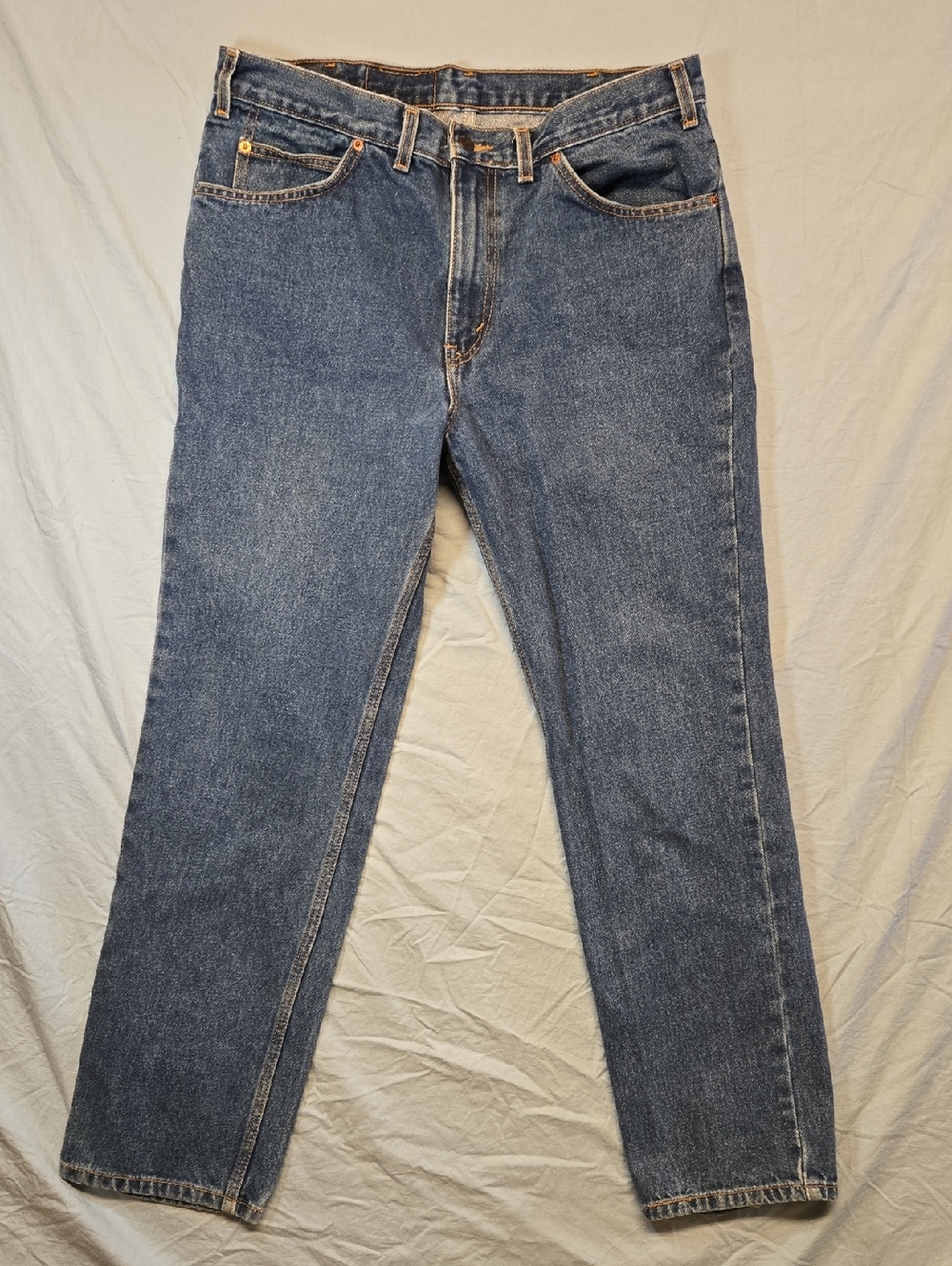 Levi's Orange Tab Blue Straight Leg Baggy Fit Jeans Vintage